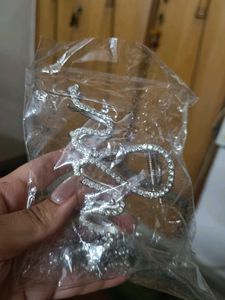 Rhinestone Snake Hair Clip