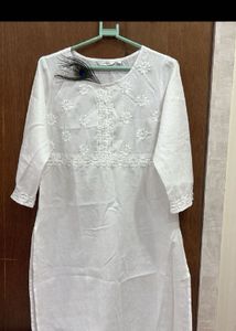 White Embroidered Top