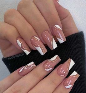 Abstract Wave Presson  Nail Set