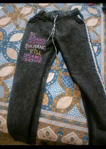 Trendy Graphic Print Pants combo 32 waist