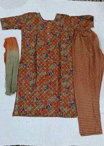 Daily Wear Colourful Full Dress Set