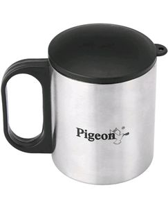 Stainless Steel Coffee Mug With Lid - 4