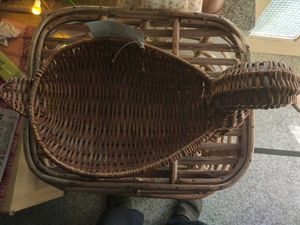 Woven Bamboo Bird Basket