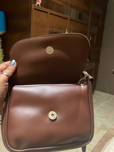 Brown Trendy Sling Bag