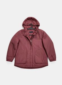 Maroon Hooded Jacket
