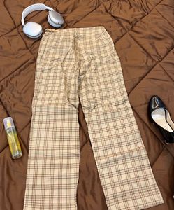 Imported Checked Trousers
