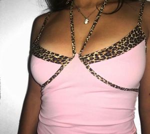 Y2k Leopard Print Cami