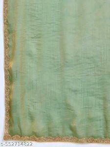 New Partywear Saree Attached With Blouse