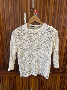 Lace Floral Top