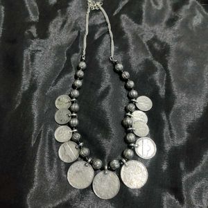 Lovely Unique Ethnic Coin Design Necklace