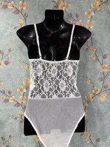 Lace Bodysuit Corset Style