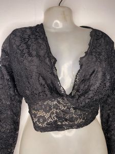 Lace Net Top