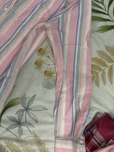 Striped Crimsonoune Club Shirt