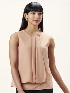 Peach Sleeveless Top