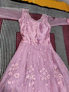 Pink Embellished Formal Dress