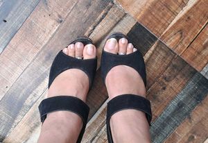 Pinterest Glitter Black Wedges Heels