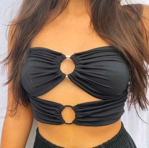 Chic Black Crop Top
