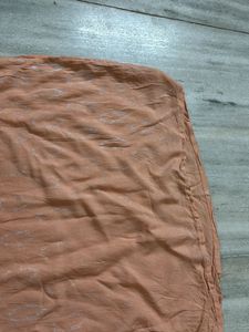 Peach Embroidered Kurta