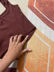 Brown Corset Top