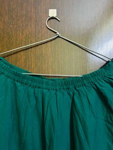 Emerald Green Floral Print Fabric