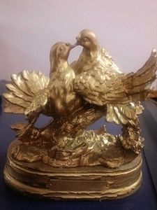 Golden Dove Sculpture