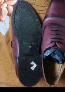 (NEW) LOUIS STITCH Men Textured Leather Shoes