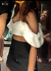 White Off-Shoulder Top