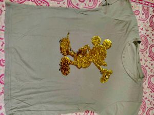 Sequin Giraffe Tee