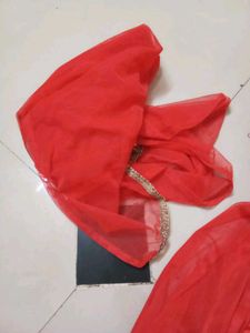 beautiful tomato color gown