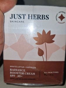 Just Herbs Radiance Booster Cream Spf 30+