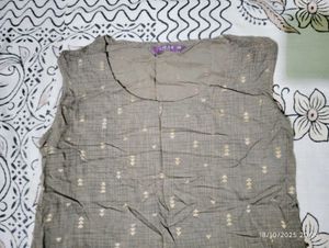 Casual Brown Tunic Top