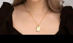Envelope Locket Necklace Set