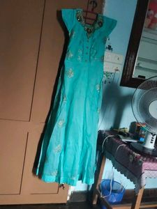 Sea Blue Festival Gown