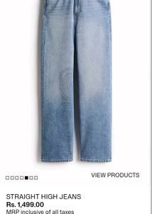 H&M Straight High Jeans