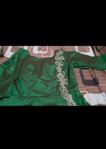 Elegant Green Ethnic Gown