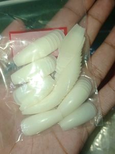 500pecs almond type full cover nail