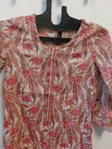 Floral Print Kurta set with dupatta