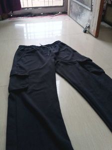 Black Cargo Sweatpants