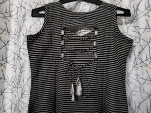 Black Stripes Kurta Set
