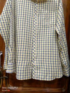 Checked Yellow Casual Like New Shirt