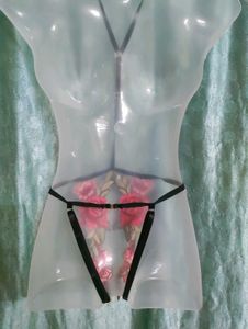 Floral Embroidered Body Harness