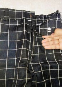 Checkered Blazer &amp; Pants Set
