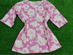 M Size Cotton Short Kurti Unused