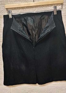 Black Mini Formal Skirt