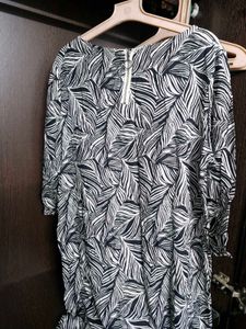 Leaf Print Dress