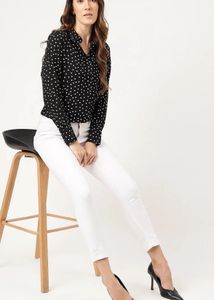 Mark &amp; spencer Collection Women Polka Dot Shirt