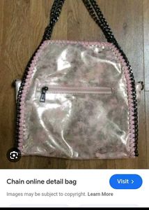 Silver Chain Detail Bag