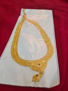 Long Heavy Gold Plated Necklace At Rs 380 Only