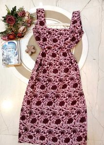 🆕 Fastival Corset Long Sleeveless Kurti 🎀✨