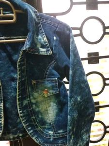 Acid Wash Denim Jacket